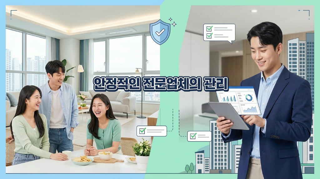 안정적인 전문업체의 관리